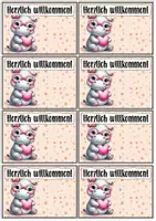 Vorschau - Mal- und Bastelvorlagen - Nilpferdklasse Willkommensgruß - Seite 2