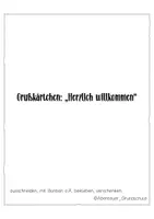 Vorschau - Mal- und Bastelvorlagen - Bärenklasse Willkommensgruß - Seite 1