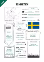 Vorschau - Arbeitsblätter - Schweden: Steckbrief inklusive Lösung - Seite 2