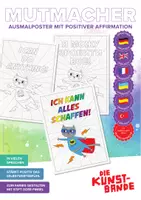 Vorschau - Mal- und Bastelvorlagen - Mutmacher Poster – positive Affirmation – zum Ausmalen - Deckblatt