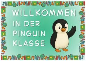 Vorschau - Mal- und Bastelvorlagen - Willkommen in der Pinguin Klasse – Türschilder zum Verlieben - Seite 3