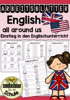 Vorschau - Arbeitsblätter - Arbeitsmaterialien: English all around us - Einstieg in den Englischunterricht mit Anglizismen - Deckblatt
