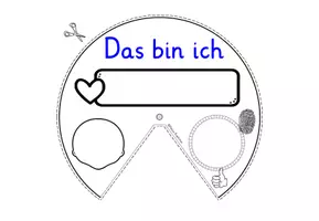 Vorschau - Mal- und Bastelvorlagen - Das bin ich Klasse 1 und 2 DREHSCHEIBE Ethik Sachunterricht - Seite 2