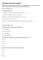 anteprima - Esercizi - Calcolare l'area del triangolo con formula - Pagina 1