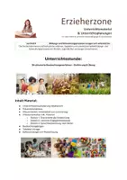 Vorschau - Stundenentwürfe - Strukturierte Beobachtungsverfahren, Lernfeld 4: Bildungs- und Entwicklungsprozesse anregen und unterstützen - Deckblatt