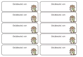 Vorschau - Anderer Materialtyp - Geld einsammeln - Vorlage für wiederverwendbare Geldbeutel (Otterklasse) - Seite 2