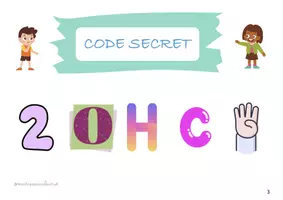 Aperçu - Apprentissages en autonomie - code secret - Page 3