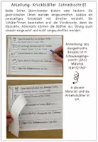 Vorschau - Arbeitsblätter - Schreibschrift (VA) üben & trainieren mit Knickblättern - inklusive Blankovorlage - Vereinfachte Ausgangsschrift - Seite 2