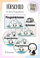 Vorschau - Anderer Materialtyp - Türschild für deine Pinguinklasse - Deckblatt