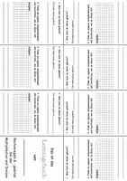 Vorschau - Arbeitsblätter - Lerntagebuch Rechenregeln und -gesetze bei der Multiplikation und Division - Deckblatt