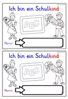 Vorschau - Arbeitsblätter - Schulanfang Heft Klasse 1 in SILBENSCHRIFT - Einschulung - Seite 1