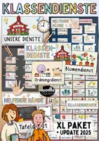 Vorschau - Präsentationen/Tafelbilder - Unsere Klassendienste / Dienste / Ämter / Helfende Hände Ritual - Deckblatt