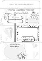 Vorschau - Mal- und Bastelvorlagen - Meine Schätze der Klassenfahrt: Faltheft zum Basteln - Seite 3