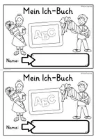 Vorschau - Arbeitsblätter - Mein Ich-Buch Klasse 1 & 2 Das bin ich Ethik Sachunterricht - Seite 1
