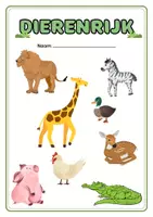 Voorbeeld - Bundel dierenrijk - Voorblad