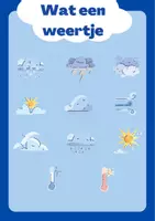 Voorbeeld - Bundel 'wat een weertje' - Voorblad