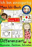 Vorschau - Arbeitsblätter - Ich bin einzigartig Heft Religion Ethik Klasse 1 und 2 - Deckblatt