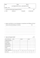 Vorschau - Test - Leistungskontrolle Atommodell, PSE, Stoffmenge - Deckblatt