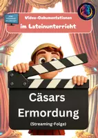 Vorschau - Arbeitsblätter - Arbeitsblatt: Doku - Cäsars Ermordung - Deckblatt