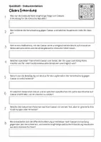 Vorschau - Arbeitsblätter - Arbeitsblatt: Doku - Cäsars Ermordung - Seite 3