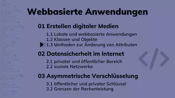 Vorschau - Arbeitsblätter - Informatik 10 - Methoden zur Änderung von Attributen - Seite 1