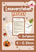 Vorschau - Arbeitsblätter - Deutsch Leseverstehen Herbst-Bundle (Klasse 4-6) - Seite 1