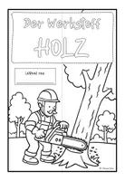 Vorschau - Arbeitsblätter - Lapbook Holz Holzbearbeitung Sachunterricht Werken Klasse 3 Klasse 4 - Seite 2