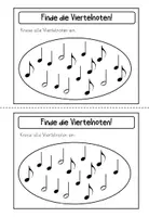 Vorschau - Arbeitsblätter - Notenwerte Übungsheft, Musikunterricht - Seite 3