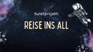 Vorschau - Arbeitsblätter - Kunstprojekt: Reise ins All - Astronaut Schritt für Schritt - Seite 3