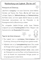 Vorschau - Unterrichtsreihen - Lapbook "Das bin ich" Klasse 3-6 Ethik Sachunterricht - Seite 3