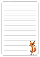 Vorschau - Arbeitsblätter - Fuchsklasse - Briefpapier - Seite 3