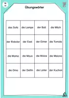 Vorschau - Arbeitsblätter - Zebra für alle! DAZ Klasse 1 - Buchstabeneinführung M m - Seite 2