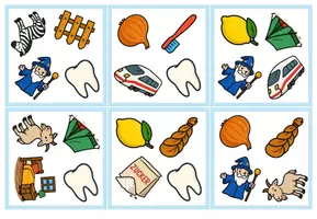 Vorschau - Fördermaterial/Inklusion - Materialpaket: Blitzblick (alle Buchstaben) - Seite 1