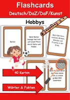 Vorschau - Spiele - Flashcards Hobbys Fakten (Deutsch/DaF/DaZ) - Lesekarten - Deckblatt