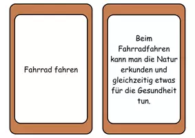 Vorschau - Spiele - Flashcards Hobbys Fakten (Deutsch/DaF/DaZ) - Lesekarten - Seite 1