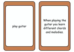 Vorschau - Arbeitsblätter - Flashcards Hobbys Englische Fakten - Lesekarten - Seite 3