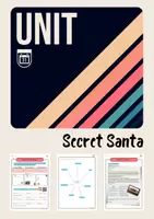 Aperçu - Préparation de séquence / Séquence complète - Secret Santa : séquence d'anglais pour 3e ! - Page de couverture