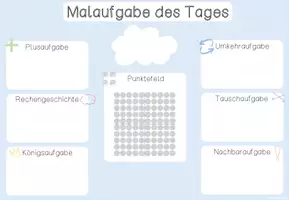 Vorschau - Arbeitsblätter - Malaufgabe des Tages - Arbeitsblätter - Seite 2