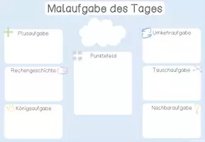 Vorschau - Arbeitsblätter - Malaufgabe des Tages - Arbeitsblätter - Seite 3