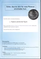 Vorschau - Arbeitsblätter - Arbeitsblätter zur Achsensymmetrie - Seite 1