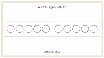 Vorschau - Präsentationen/Tafelbilder - Digitales Tafelbild zur Zahlzerlegung im ZR 10 - Seite 3