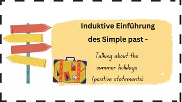 Vorschau - Stundenentwürfe - Induktive Einführung des Simple past nach Ziegésar (positive Aussagesätze) - Seite 3