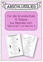 Vorschau - Text - Abschlusslied für die Grundschule - Deckblatt