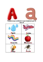 Vista previa - Hojas de trabajo - Letra A | Actividades imprimibles | Educación Infantil - página 3