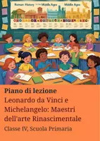 anteprima - Piani di lezione - Leonardo da Vinci e Michelangelo: Maestri dell'arte Rinascimentale - Piano di lezione - Pagina di copertina