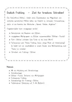 Vorschau - Arbeitsblätter - Kreatives Schreiben - Elfchen im Frühling - Seite 1