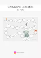 Vorschau - Stationenlernen - Einmaleins Brettspiel (6er-Reihe) - Deckblatt