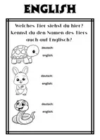 Vorschau - Mal- und Bastelvorlagen - Erste Englischversuche Klasse 2-4 - Seite 1