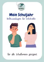 Vorschau - Anderer Materialtyp - Reflexionsbogen für Lehrkräfte - Rückblick auf dein Schuljahr - Deckblatt