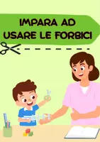 anteprima - Materiale di supporto/inclusione - Esercizi per Imparare ad USARE le FORBICI! - Pagina di copertina